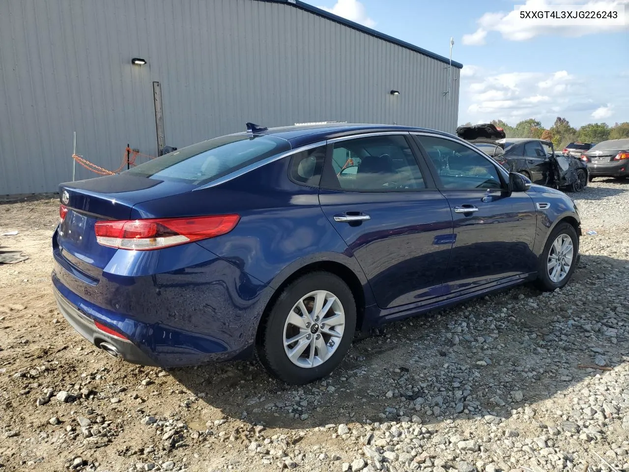 2018 Kia Optima Lx VIN: 5XXGT4L3XJG226243 Lot: 78578094