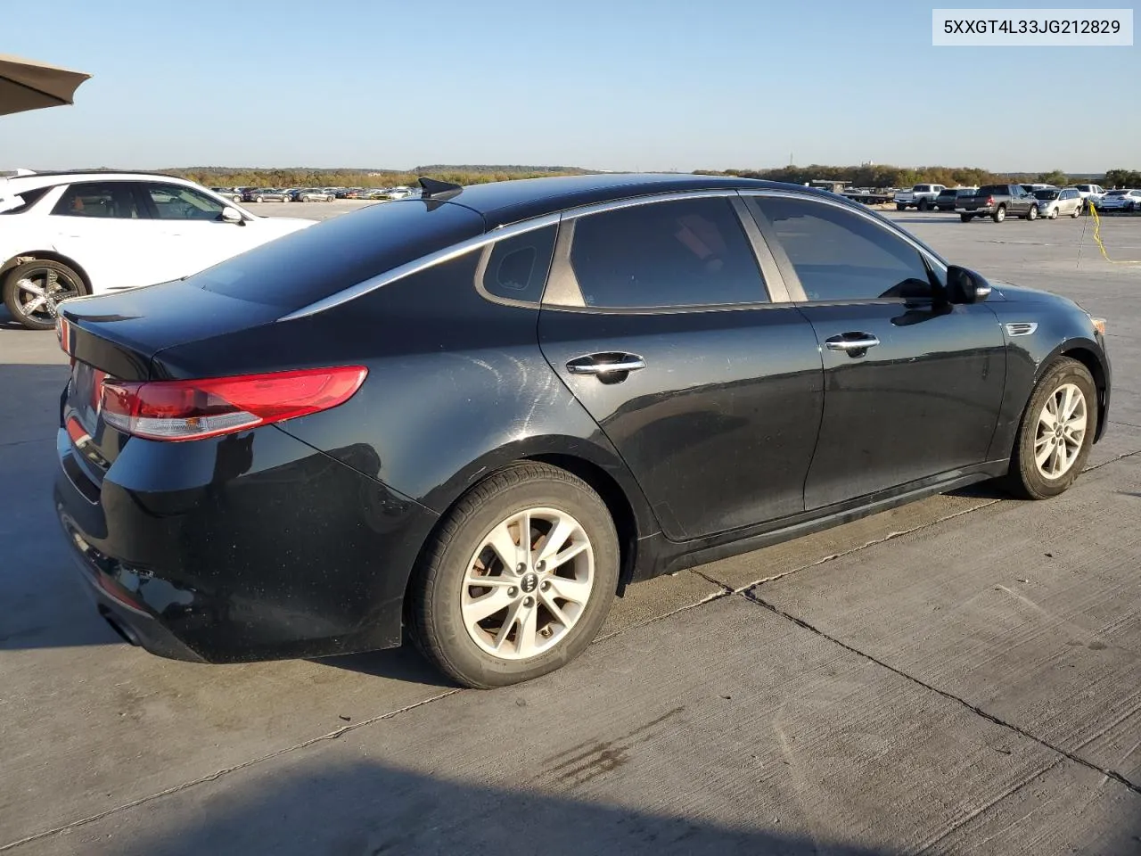 2018 Kia Optima Lx VIN: 5XXGT4L33JG212829 Lot: 78683814