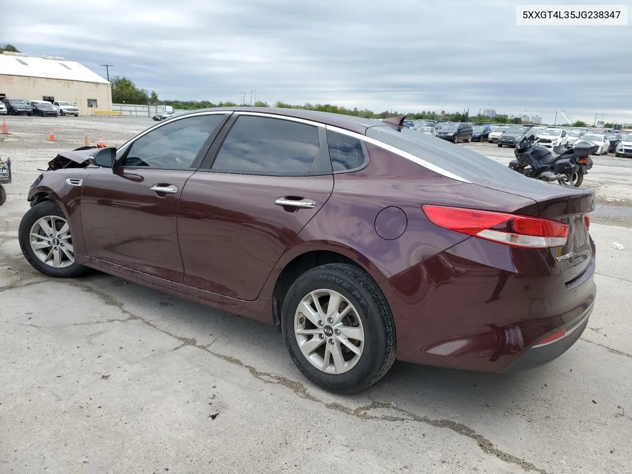 2018 Kia Optima Lx VIN: 5XXGT4L35JG238347 Lot: 78848394