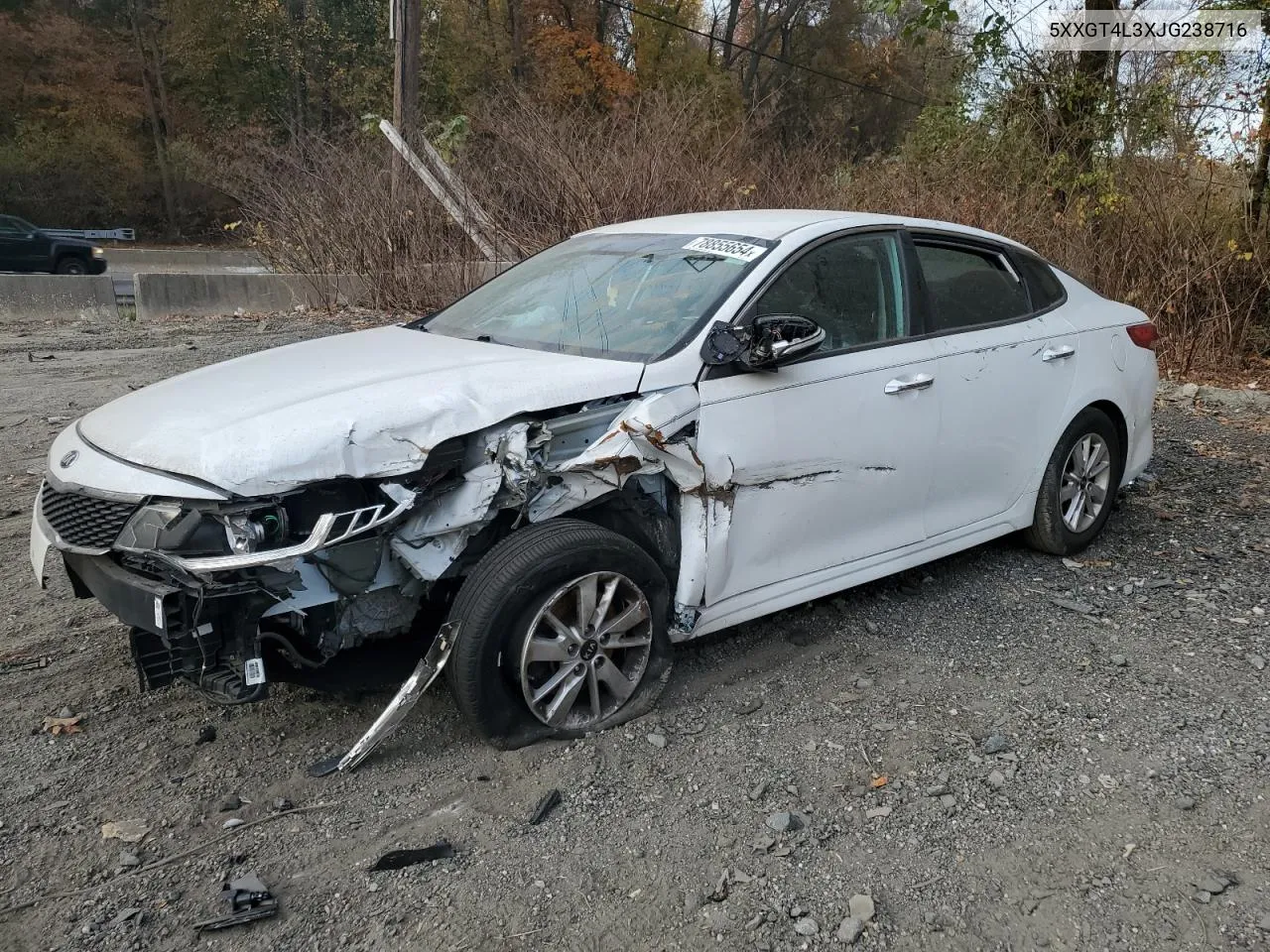 2018 Kia Optima Lx VIN: 5XXGT4L3XJG238716 Lot: 78855654