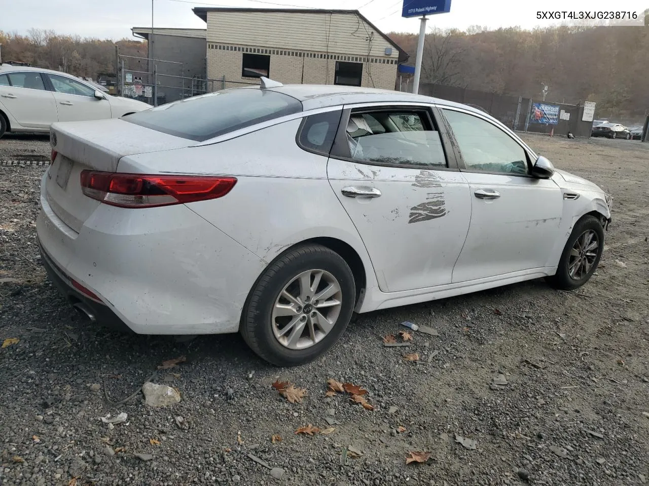 2018 Kia Optima Lx VIN: 5XXGT4L3XJG238716 Lot: 78855654