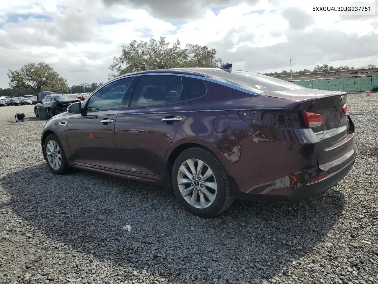 5XXGU4L30JG237751 2018 Kia Optima Ex