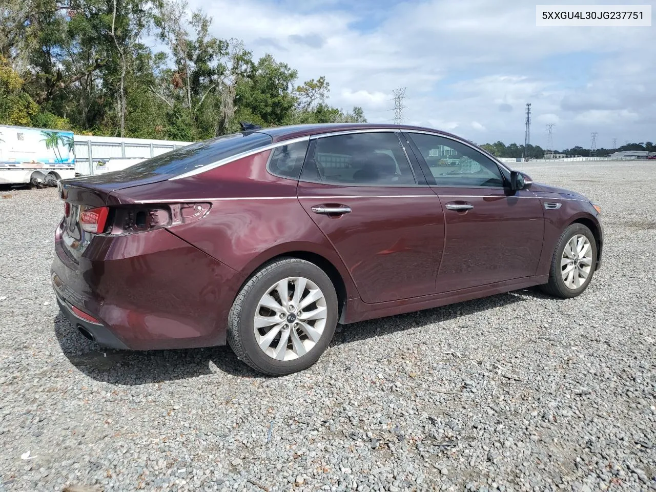 5XXGU4L30JG237751 2018 Kia Optima Ex