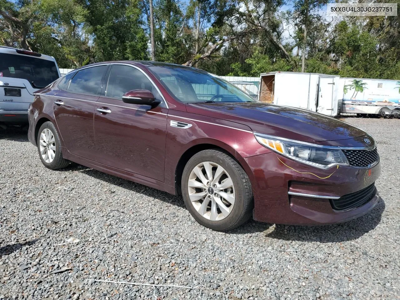 5XXGU4L30JG237751 2018 Kia Optima Ex