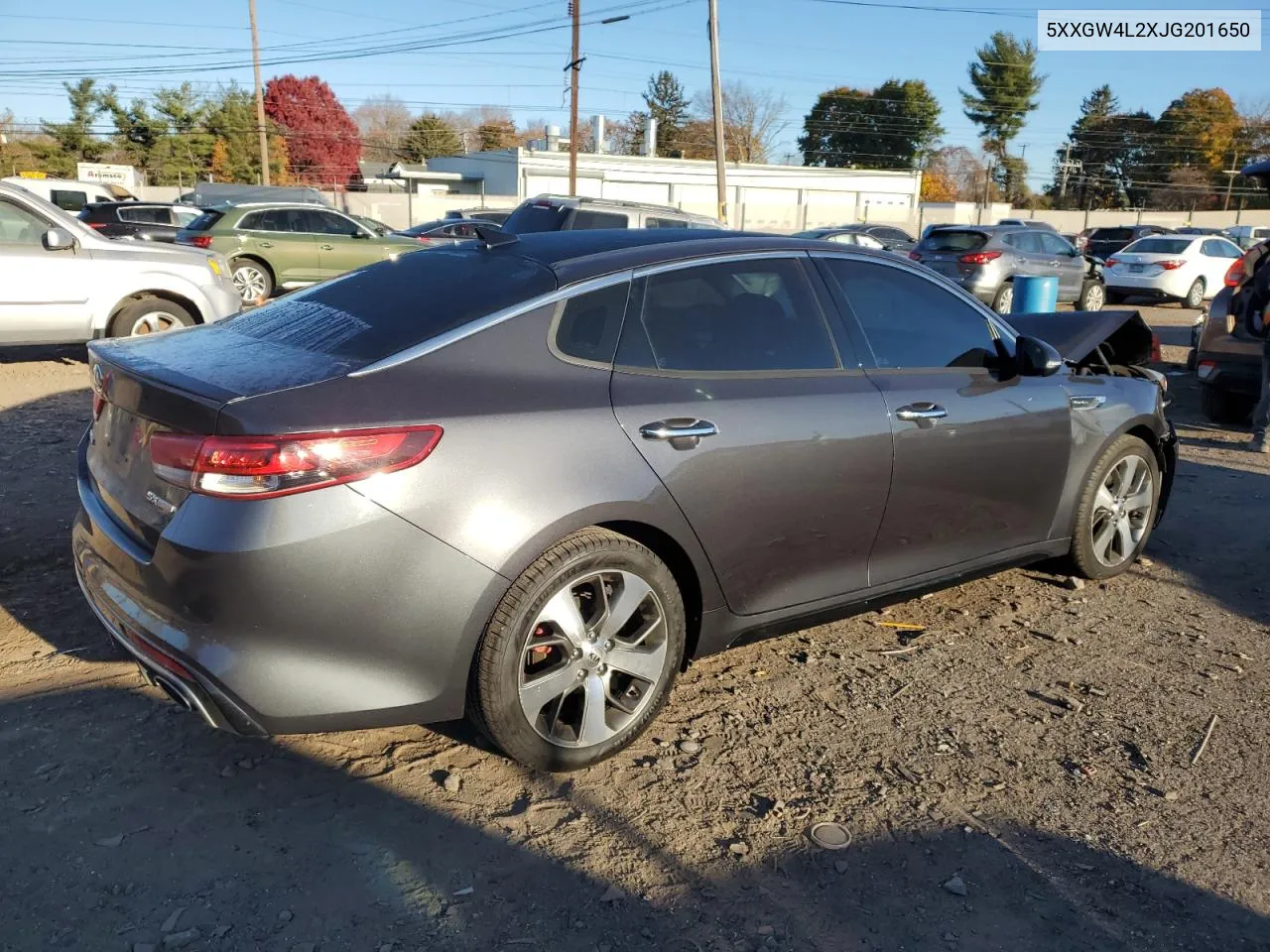 2018 Kia Optima Sx VIN: 5XXGW4L2XJG201650 Lot: 79315814