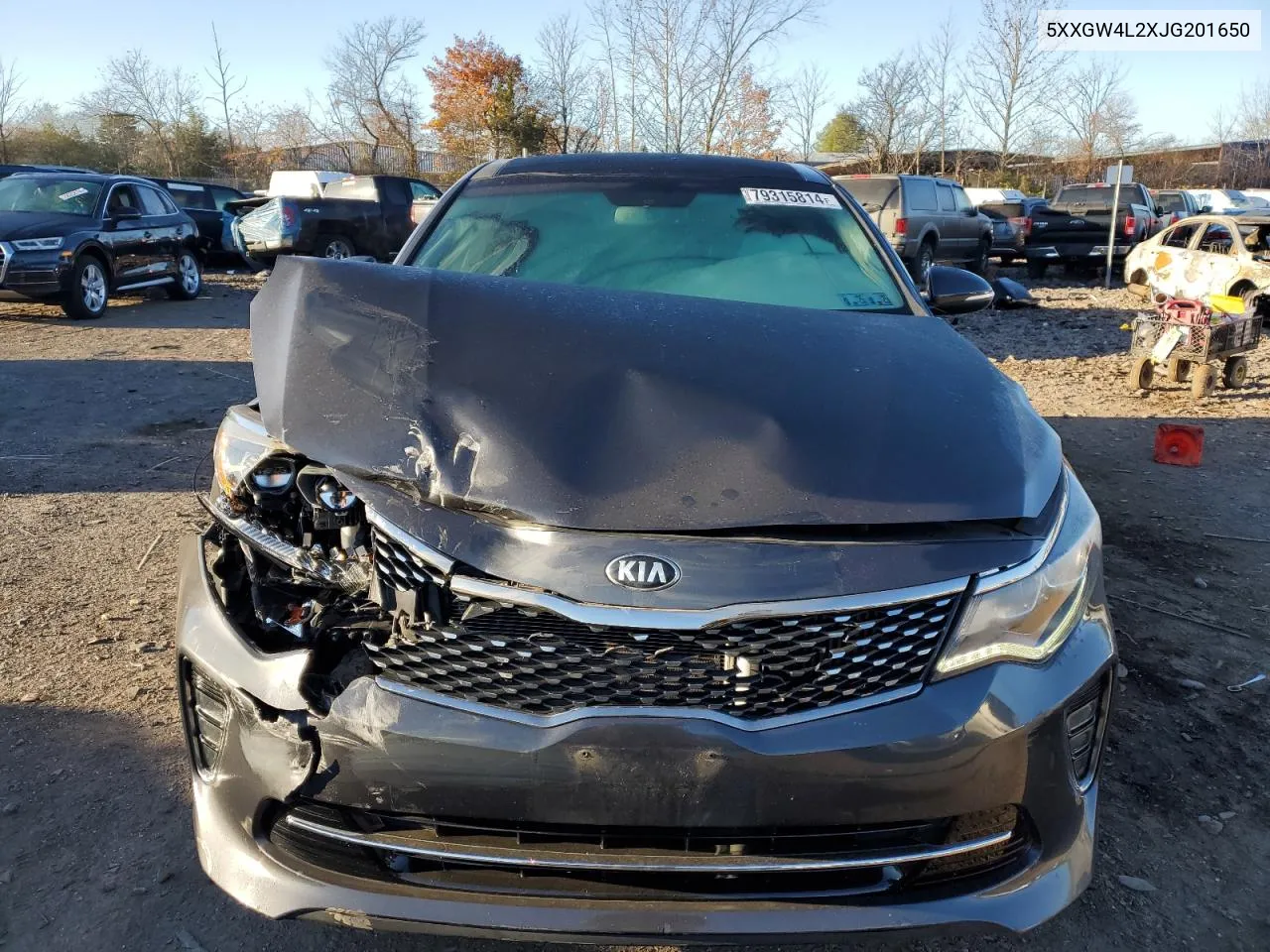 2018 Kia Optima Sx VIN: 5XXGW4L2XJG201650 Lot: 79315814