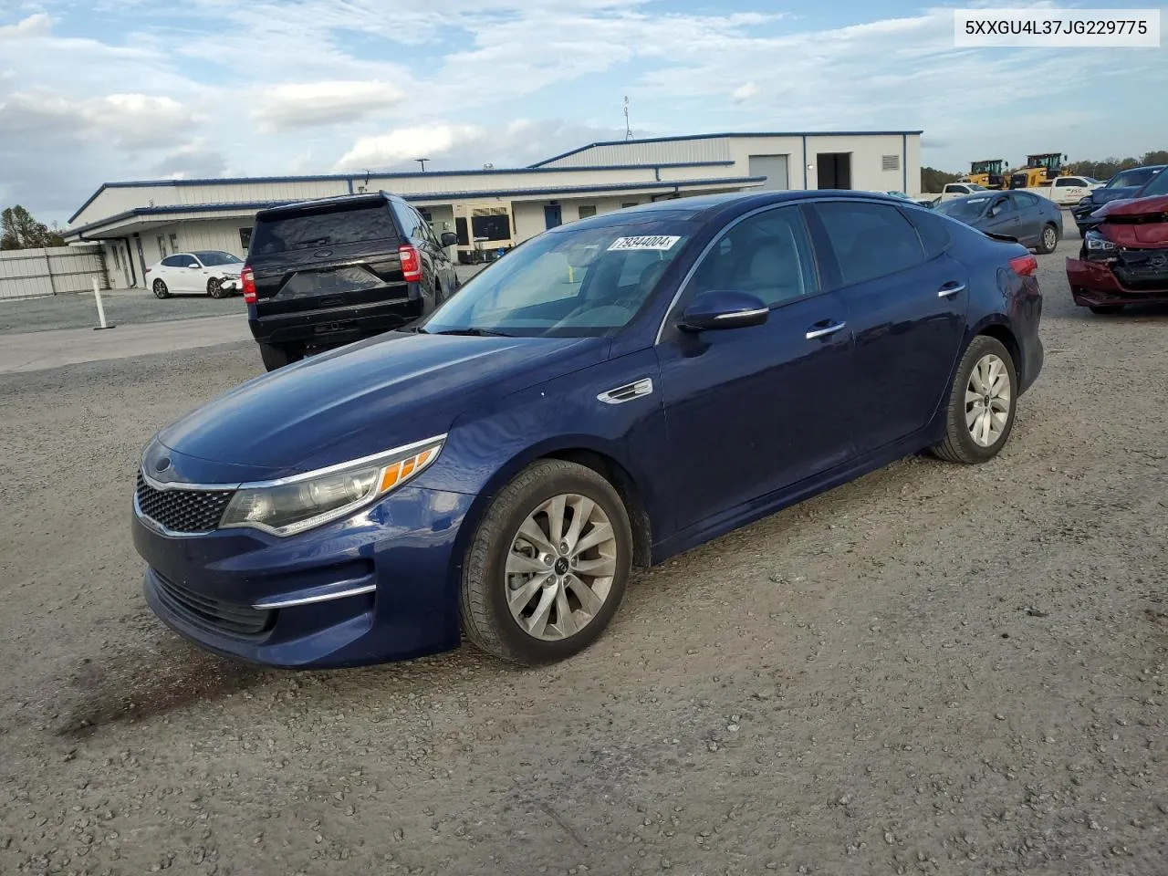 2018 Kia Optima Ex VIN: 5XXGU4L37JG229775 Lot: 79344004