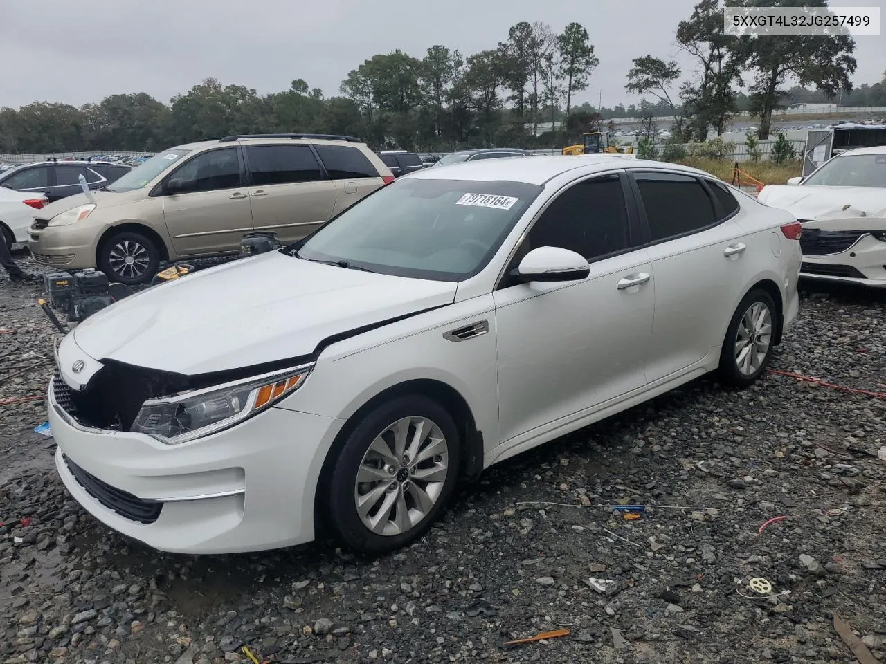 2018 Kia Optima Lx VIN: 5XXGT4L32JG257499 Lot: 79718164