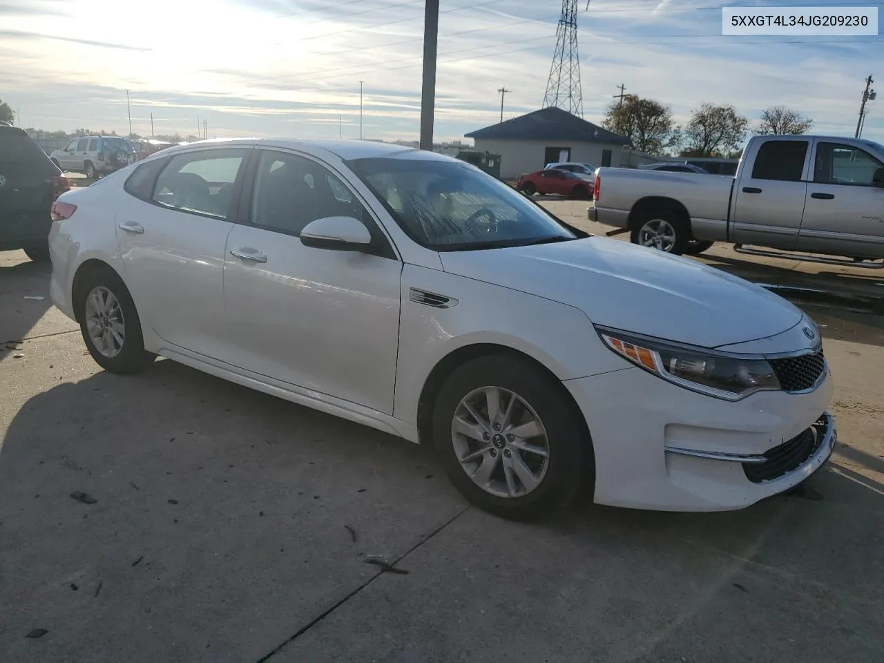 2018 Kia Optima Lx VIN: 5XXGT4L34JG209230 Lot: 80035264