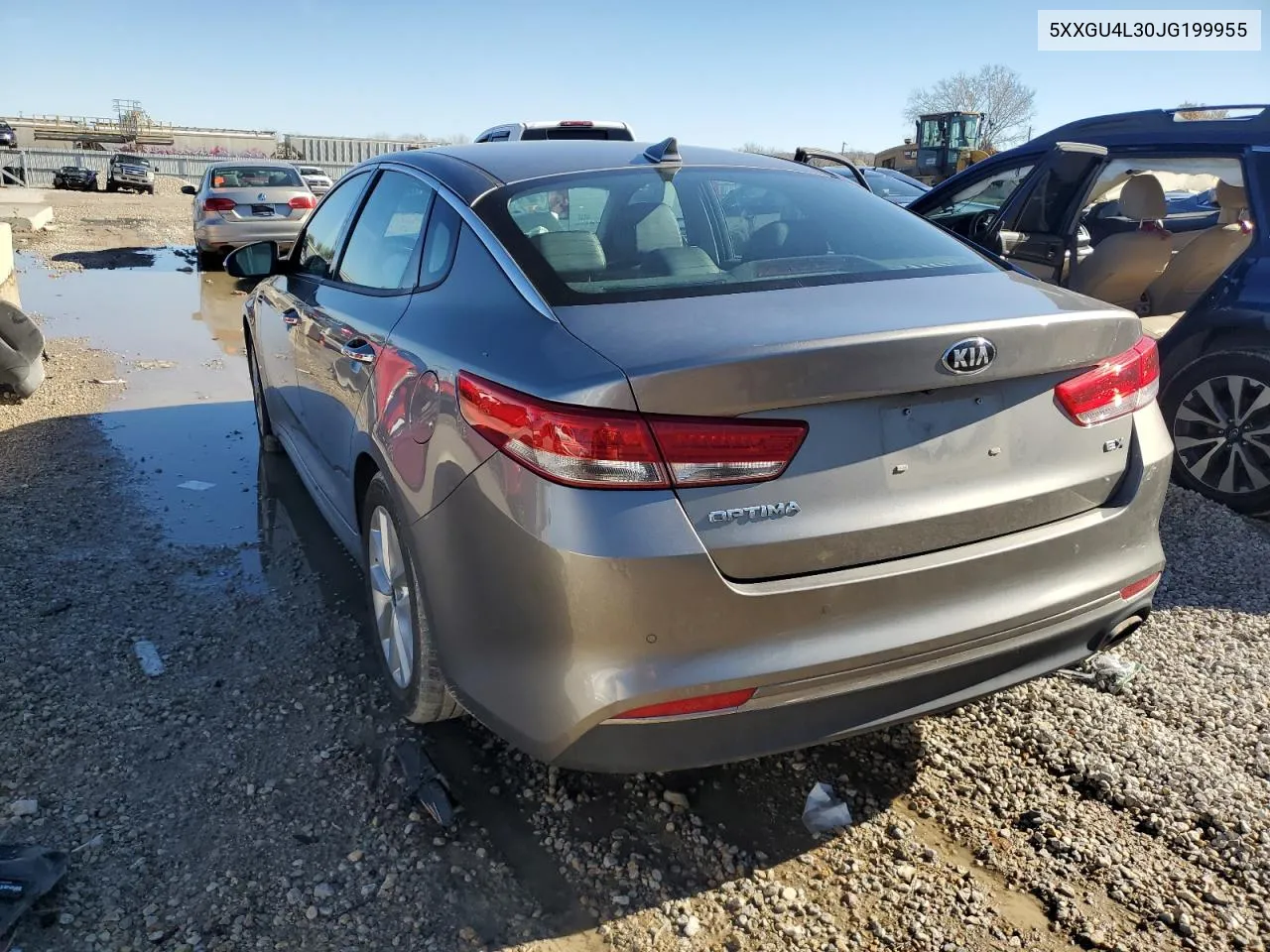 2018 Kia Optima Ex VIN: 5XXGU4L30JG199955 Lot: 80593914