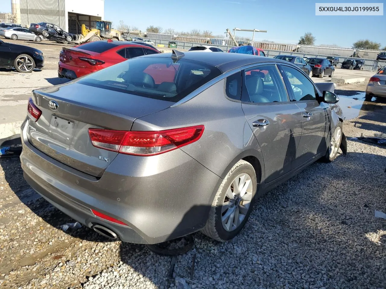 2018 Kia Optima Ex VIN: 5XXGU4L30JG199955 Lot: 80593914