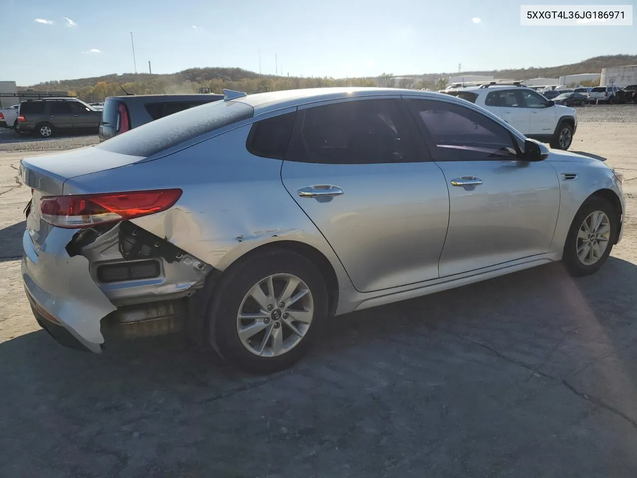 2018 Kia Optima Lx VIN: 5XXGT4L36JG186971 Lot: 80745854