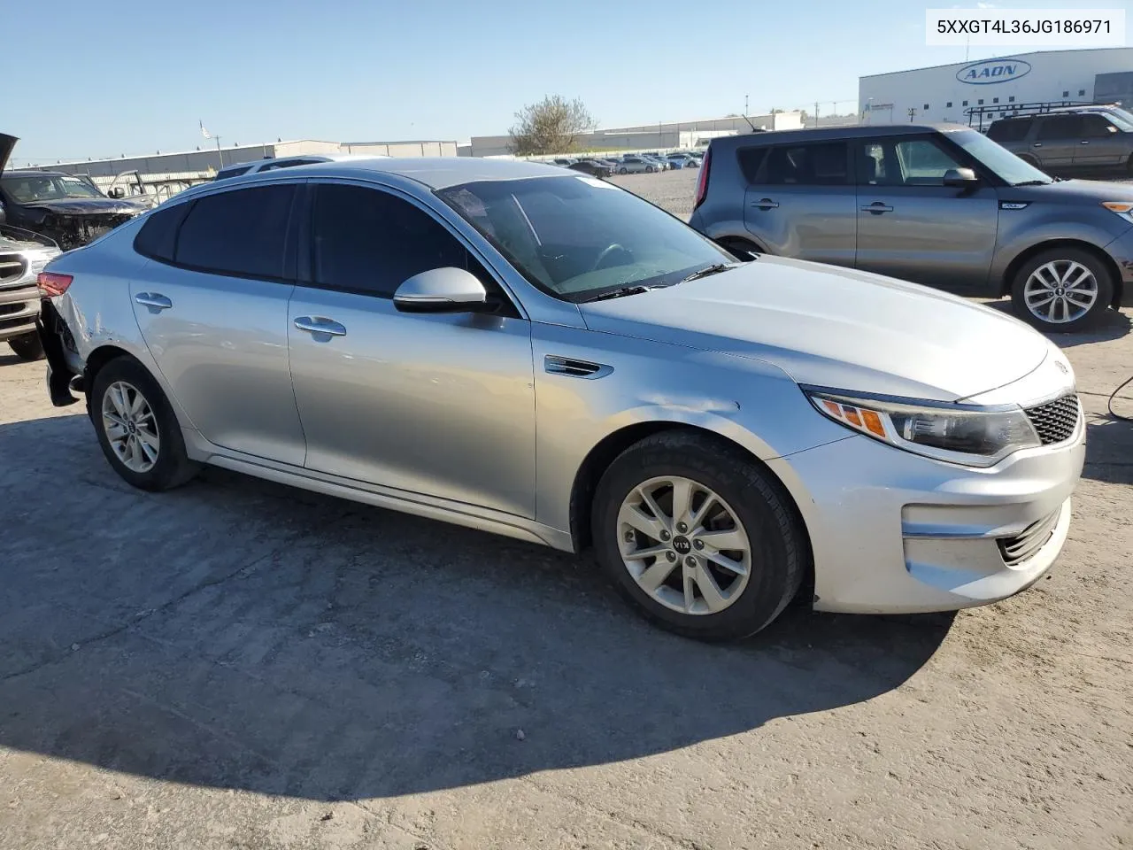 2018 Kia Optima Lx VIN: 5XXGT4L36JG186971 Lot: 80745854