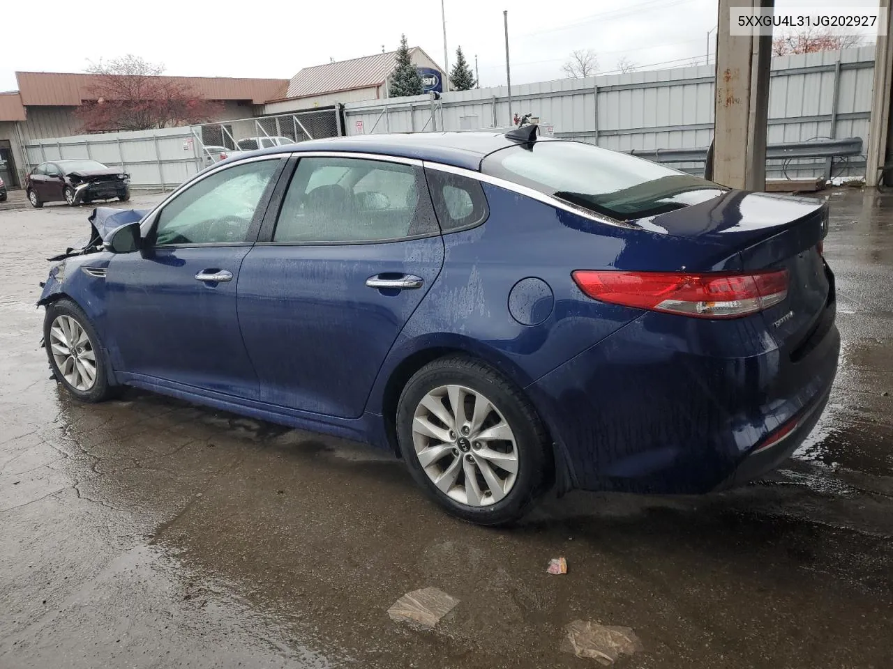 2018 Kia Optima Ex VIN: 5XXGU4L31JG202927 Lot: 80938244