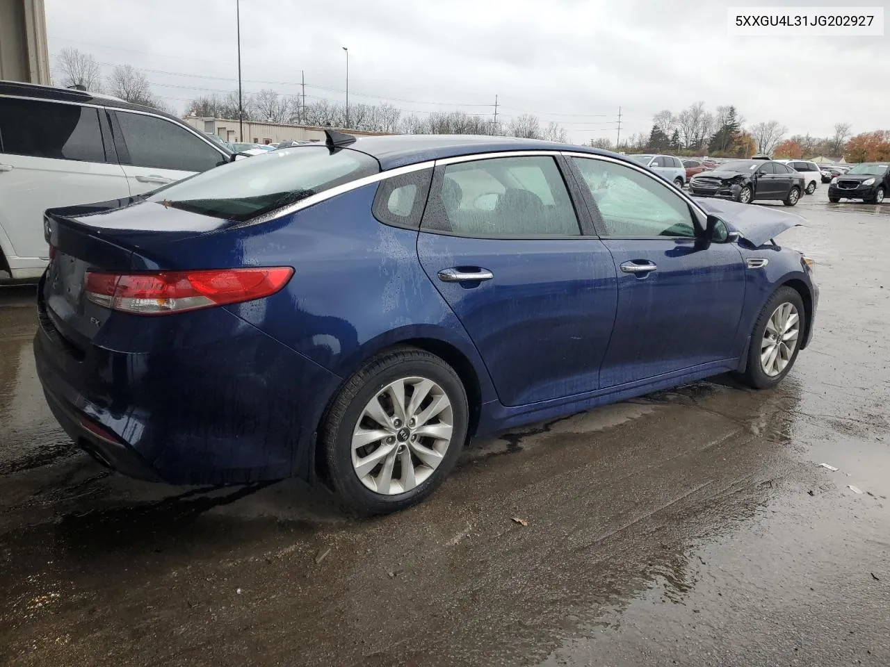 2018 Kia Optima Ex VIN: 5XXGU4L31JG202927 Lot: 80938244