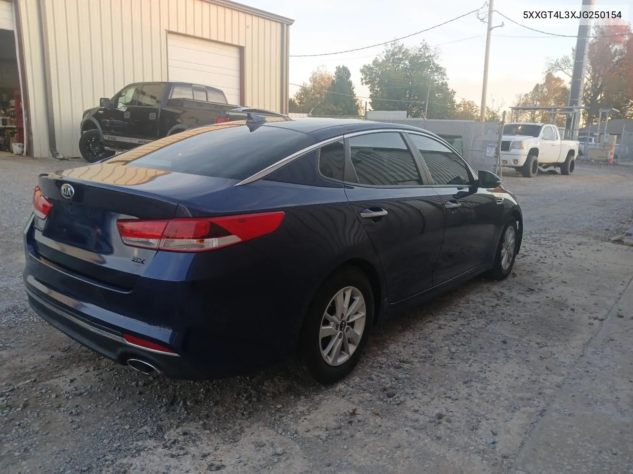 2018 Kia Optima Lx VIN: 5XXGT4L3XJG250154 Lot: 81425164