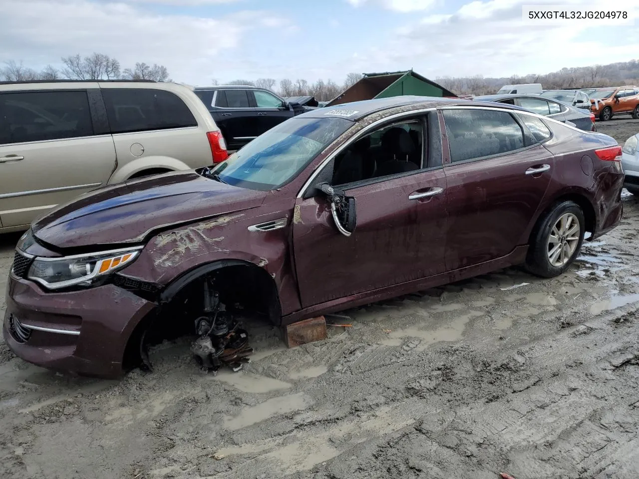 2018 Kia Optima Lx VIN: 5XXGT4L32JG204978 Lot: 82557283