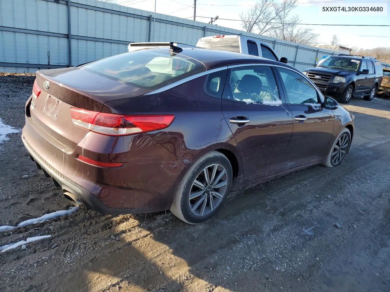 2019 Kia Optima Lx VIN: 5XXGT4L30KG334680 Lot: 41169953