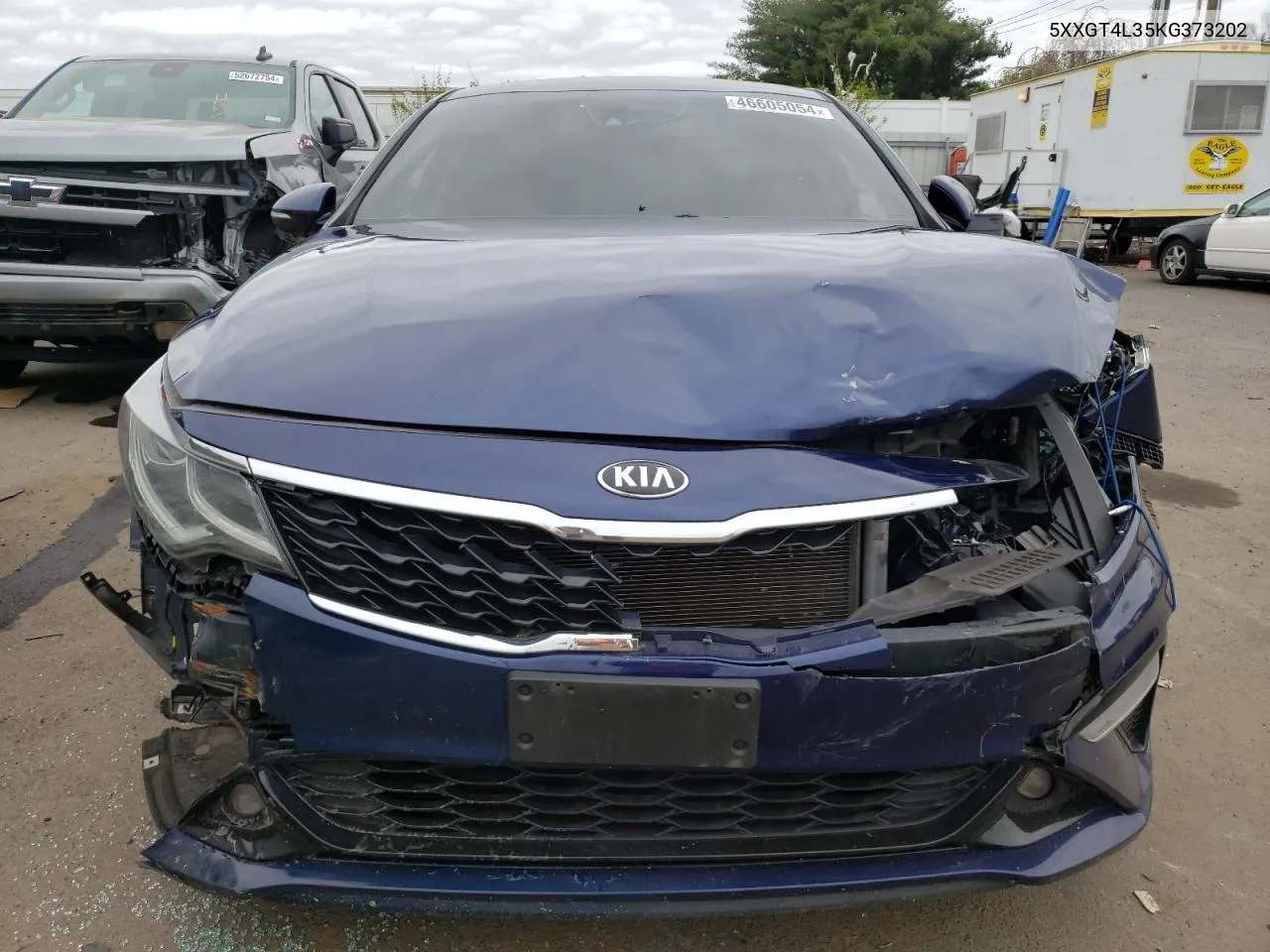 2019 Kia Optima Lx VIN: 5XXGT4L35KG373202 Lot: 46605054