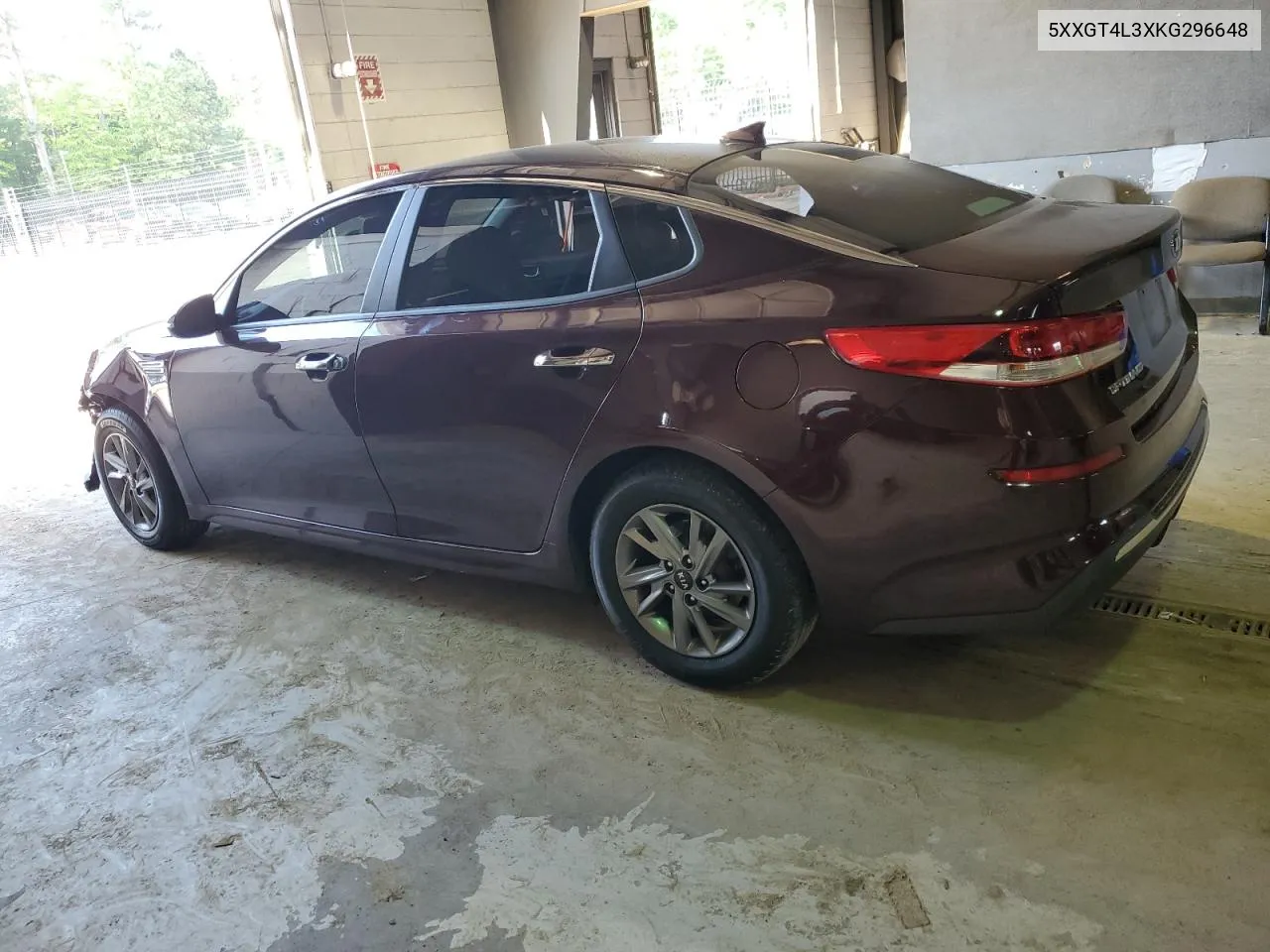 2019 Kia Optima Lx VIN: 5XXGT4L3XKG296648 Lot: 54144394