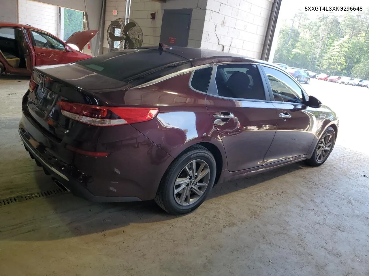 2019 Kia Optima Lx VIN: 5XXGT4L3XKG296648 Lot: 54144394