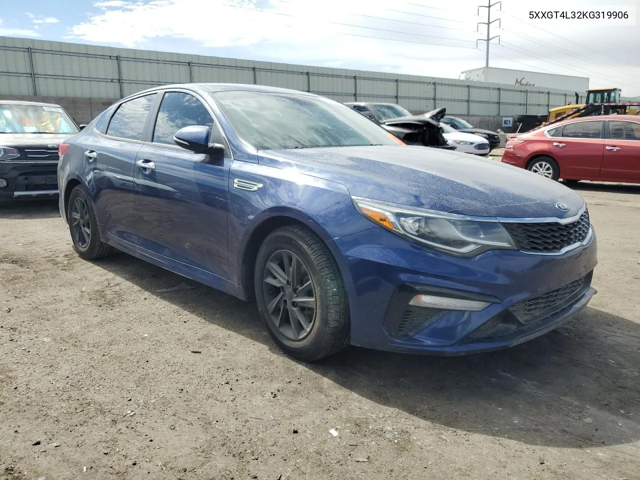 2019 Kia Optima Lx VIN: 5XXGT4L32KG319906 Lot: 55184344