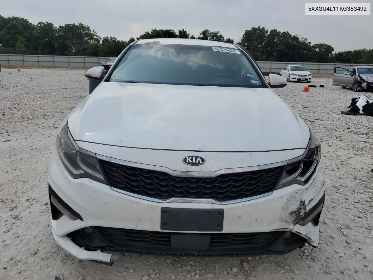 5XXGU4L11KG353492 2019 Kia Optima Ex