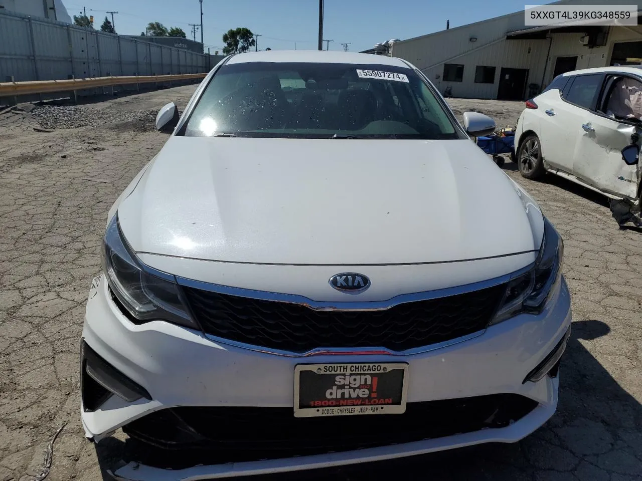 2019 Kia Optima Lx VIN: 5XXGT4L39KG348559 Lot: 55907274