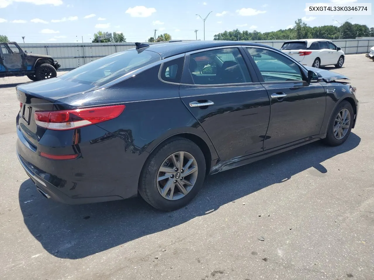 5XXGT4L33KG346774 2019 Kia Optima Lx