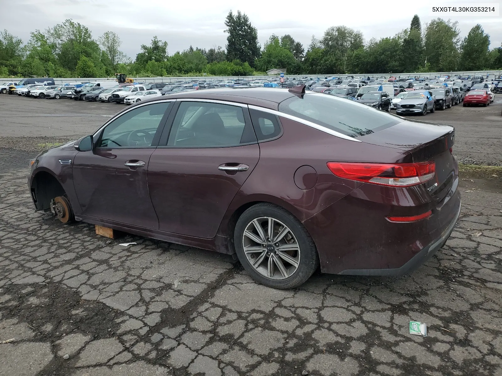 5XXGT4L30KG353214 2019 Kia Optima Lx