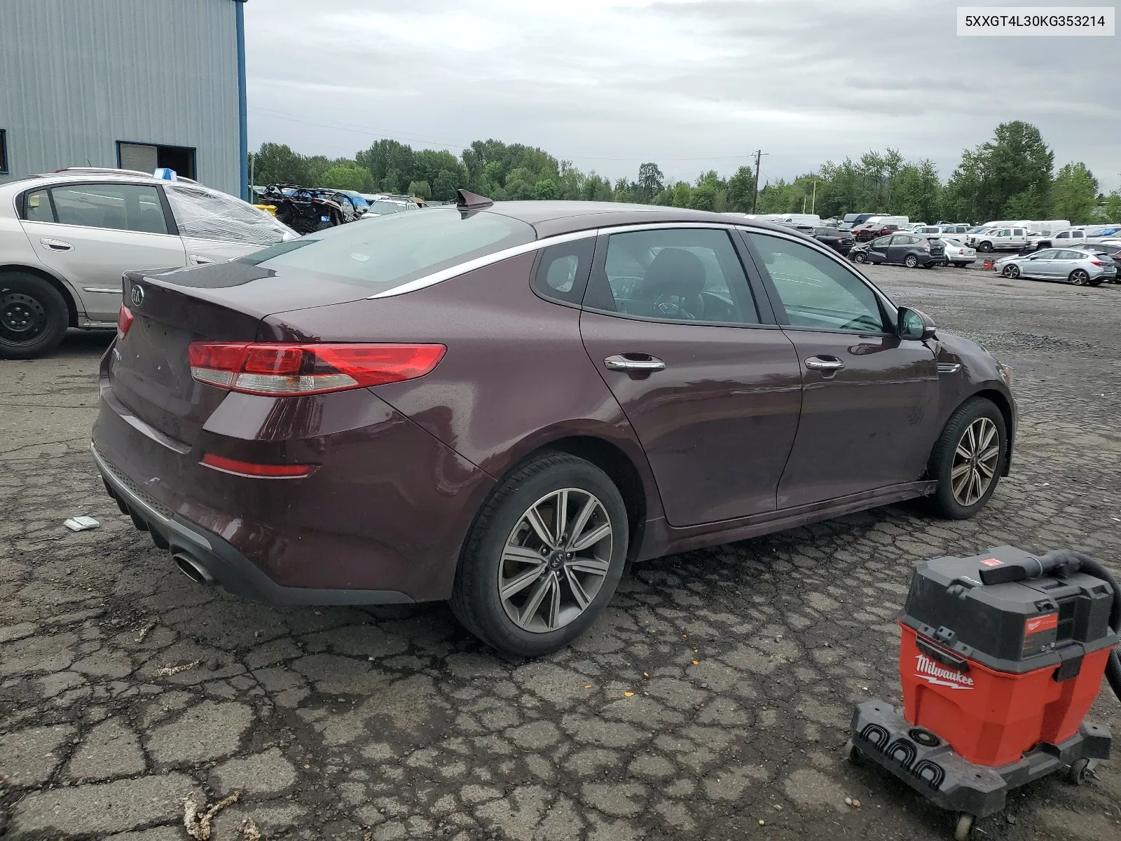 2019 Kia Optima Lx VIN: 5XXGT4L30KG353214 Lot: 57732394