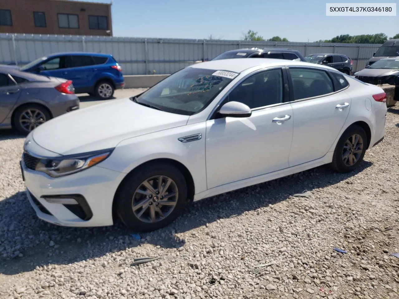 2019 Kia Optima Lx VIN: 5XXGT4L37KG346180 Lot: 58853244