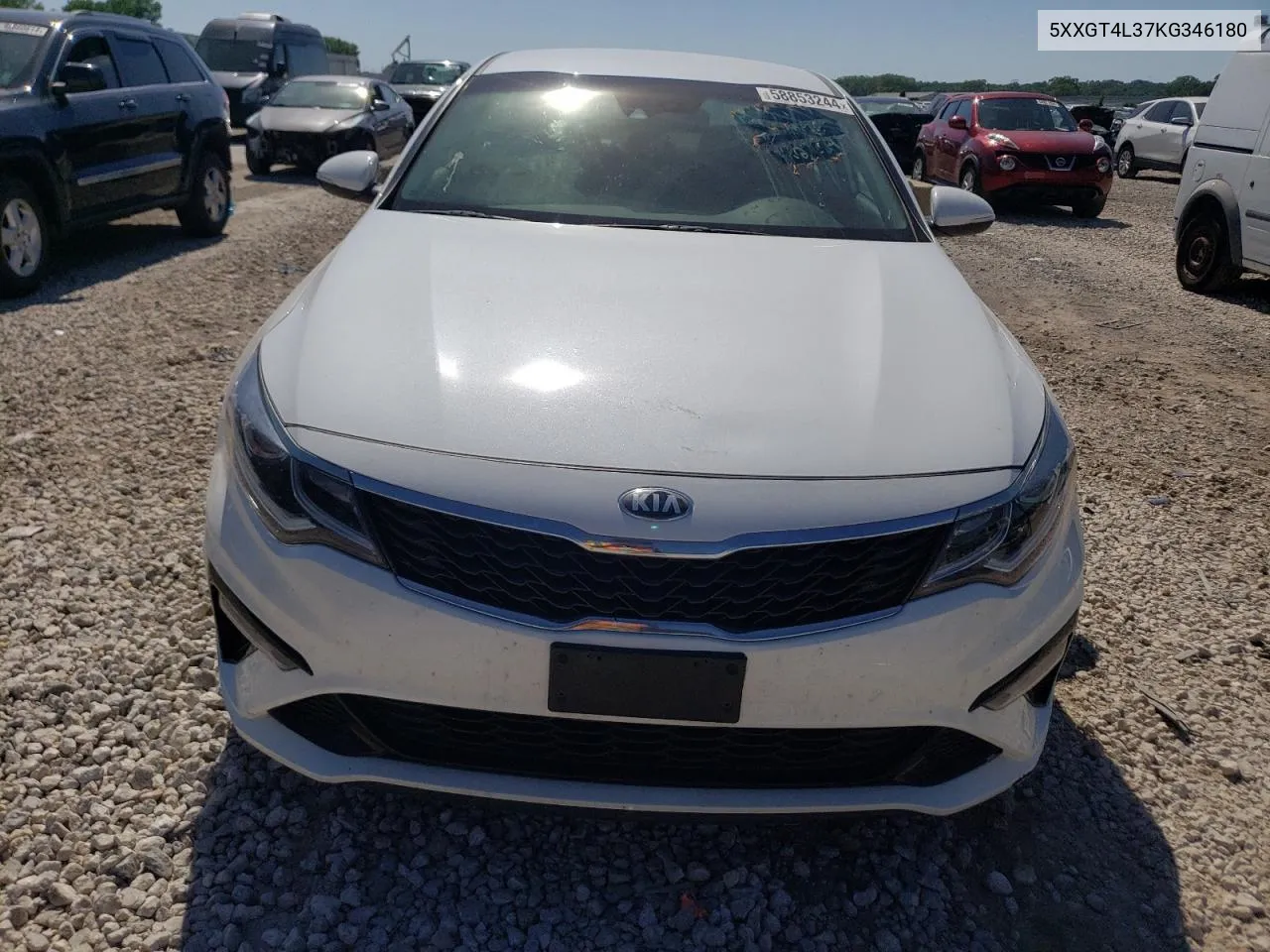 5XXGT4L37KG346180 2019 Kia Optima Lx