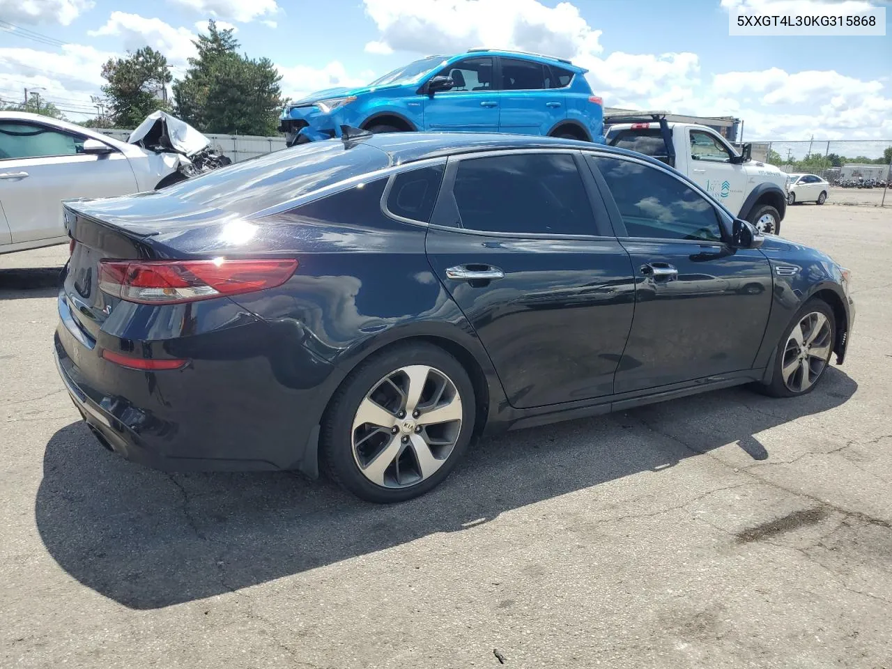 5XXGT4L30KG315868 2019 Kia Optima Lx