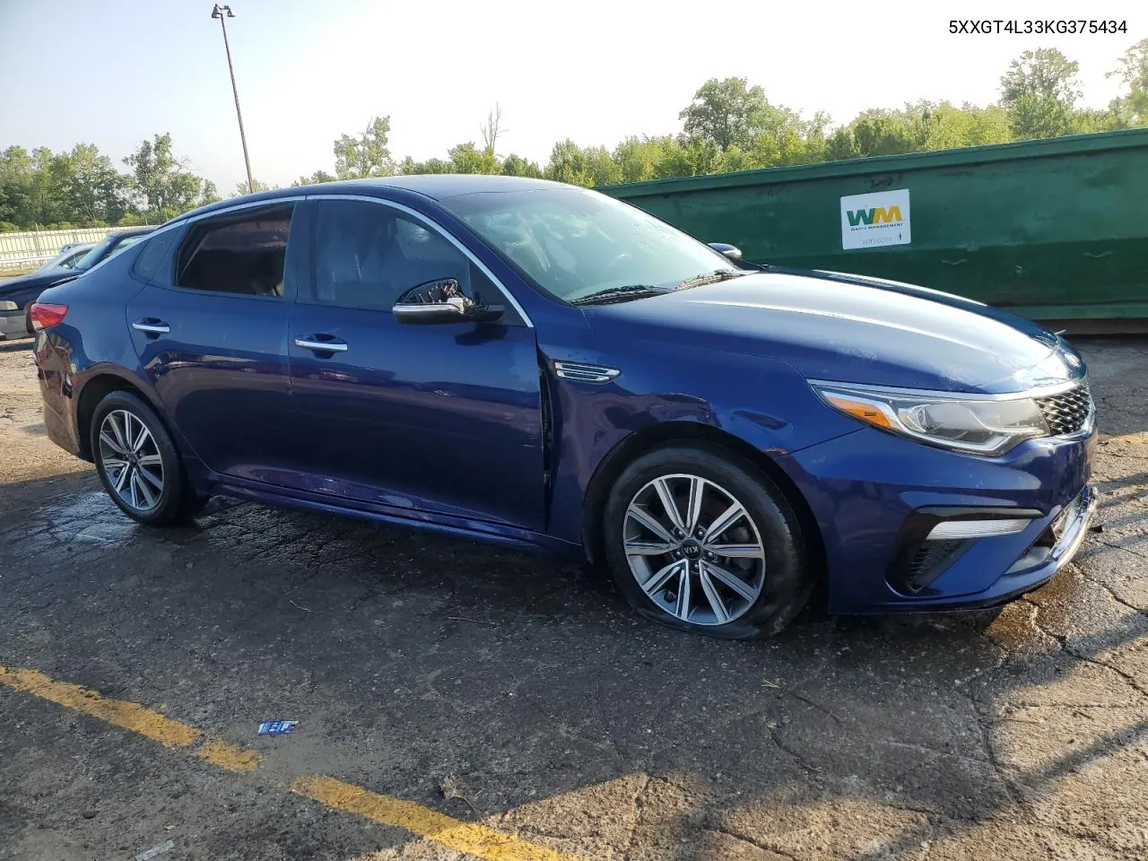 5XXGT4L33KG375434 2019 Kia Optima Lx