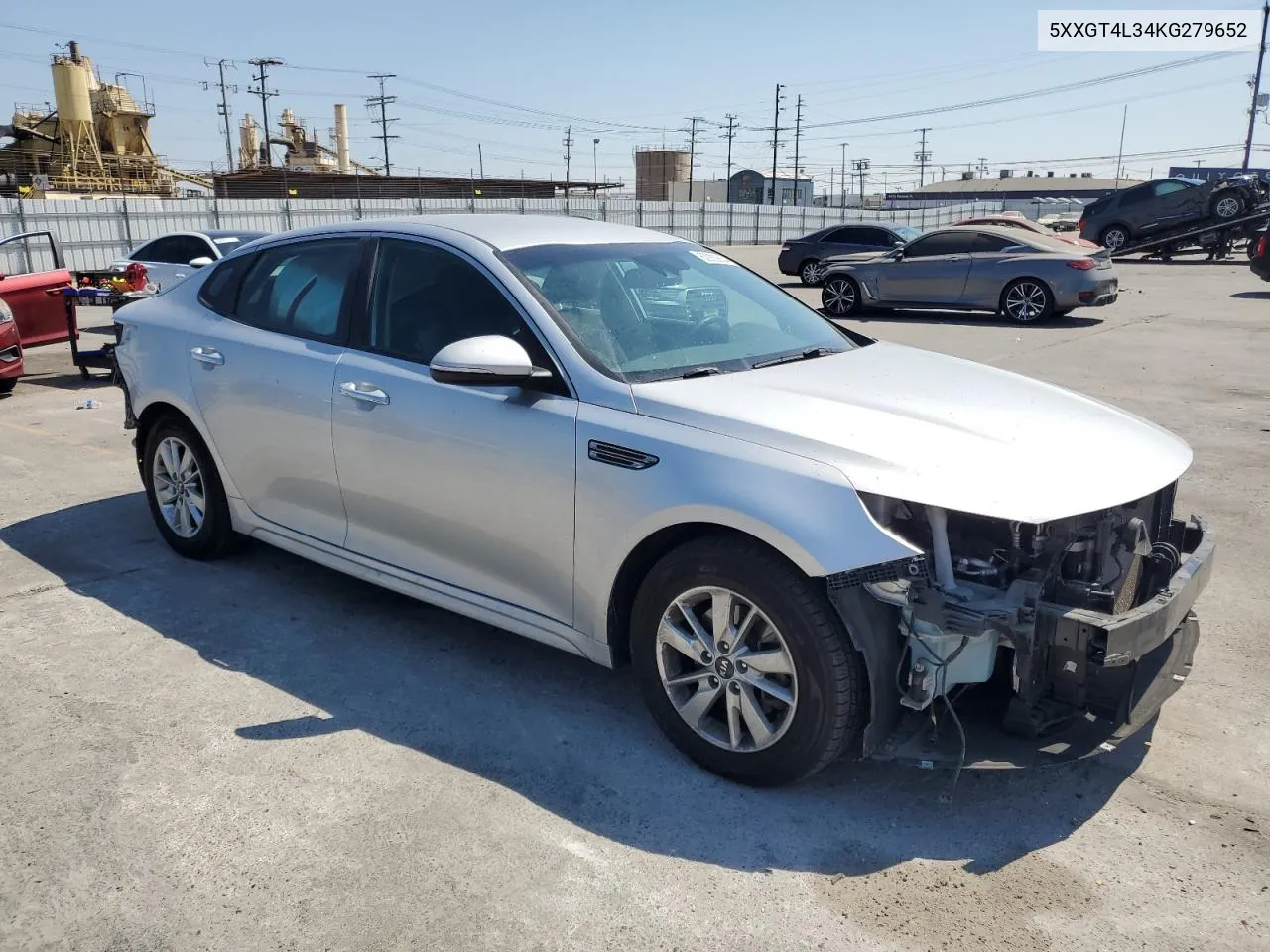 2019 Kia Optima Lx VIN: 5XXGT4L34KG279652 Lot: 62280854