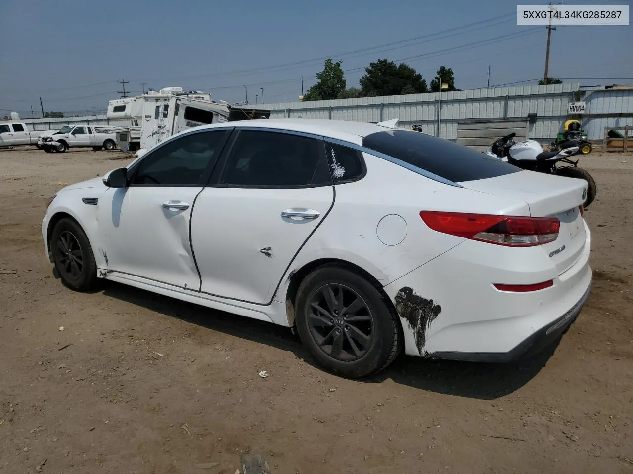 5XXGT4L34KG285287 2019 Kia Optima Lx