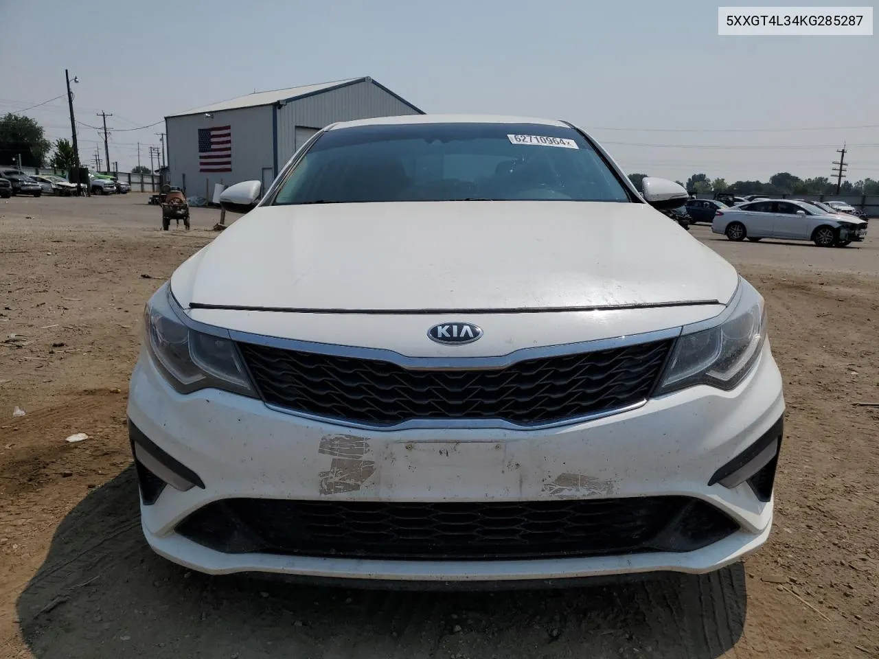 2019 Kia Optima Lx VIN: 5XXGT4L34KG285287 Lot: 62710964