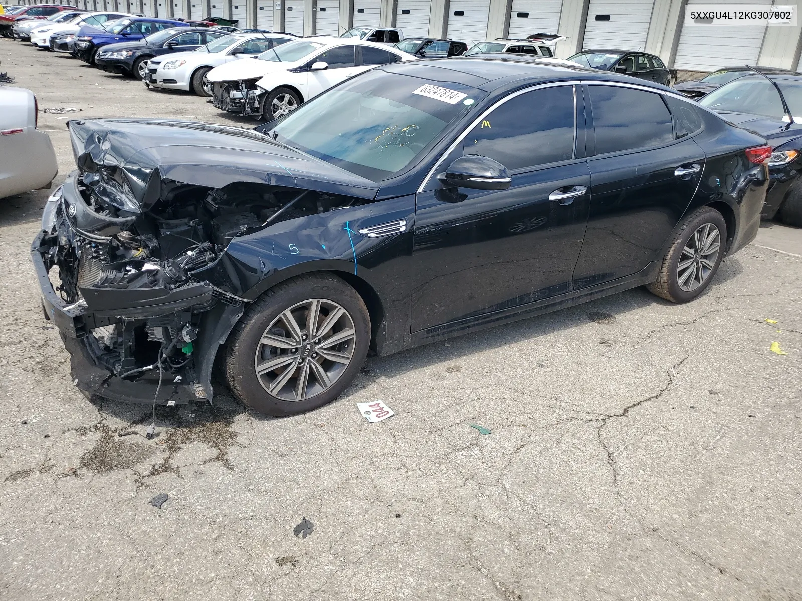 2019 Kia Optima Ex VIN: 5XXGU4L12KG307802 Lot: 63247814