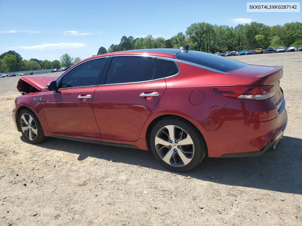 5XXGT4L3XKG287142 2019 Kia Optima Lx