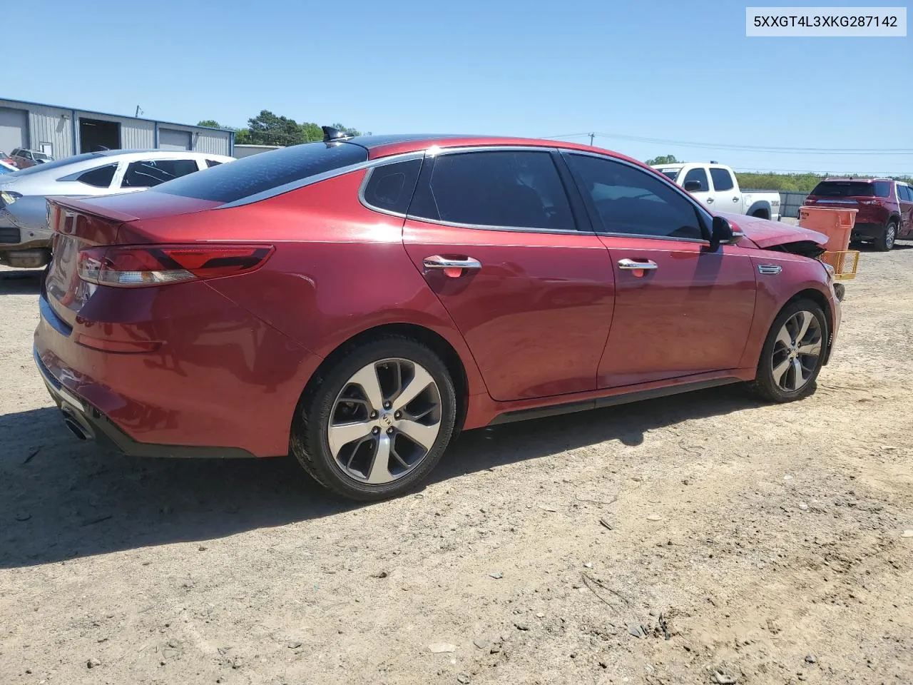 5XXGT4L3XKG287142 2019 Kia Optima Lx