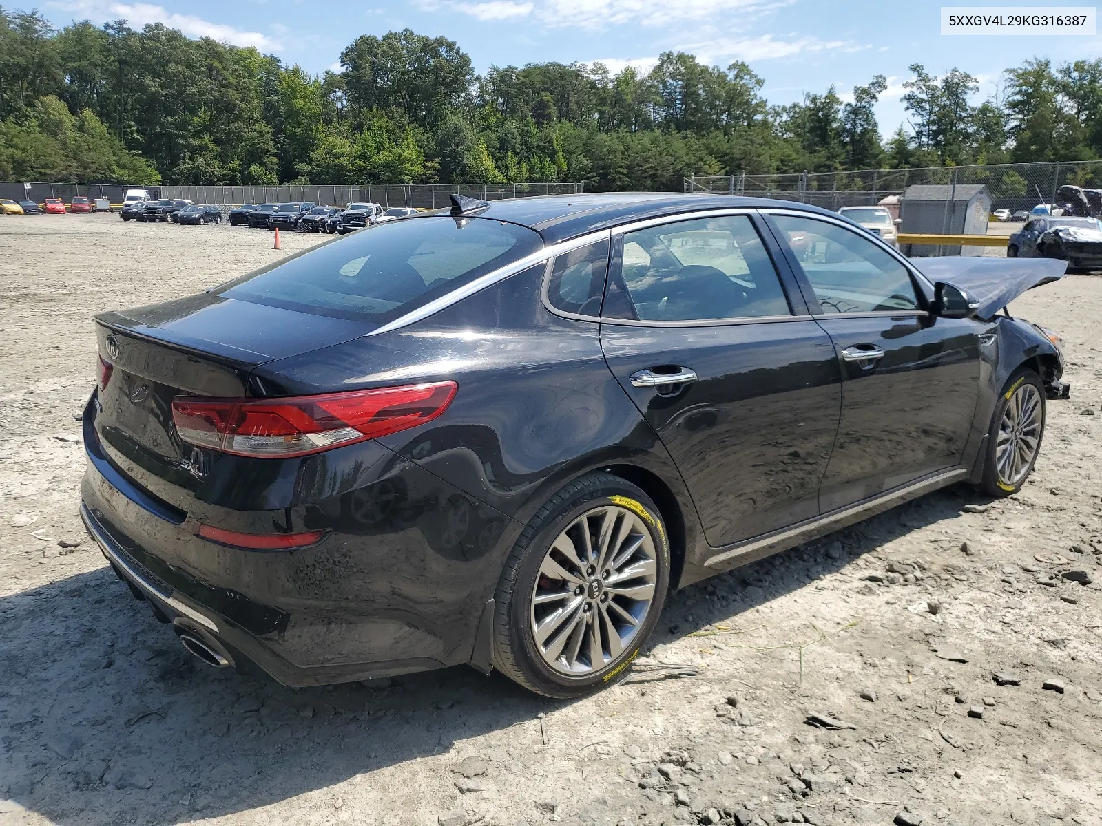 2019 Kia Optima Sxl VIN: 5XXGV4L29KG316387 Lot: 66684784