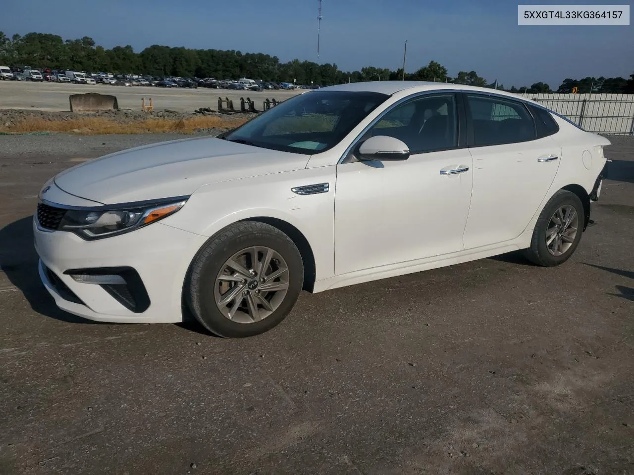 5XXGT4L33KG364157 2019 Kia Optima Lx