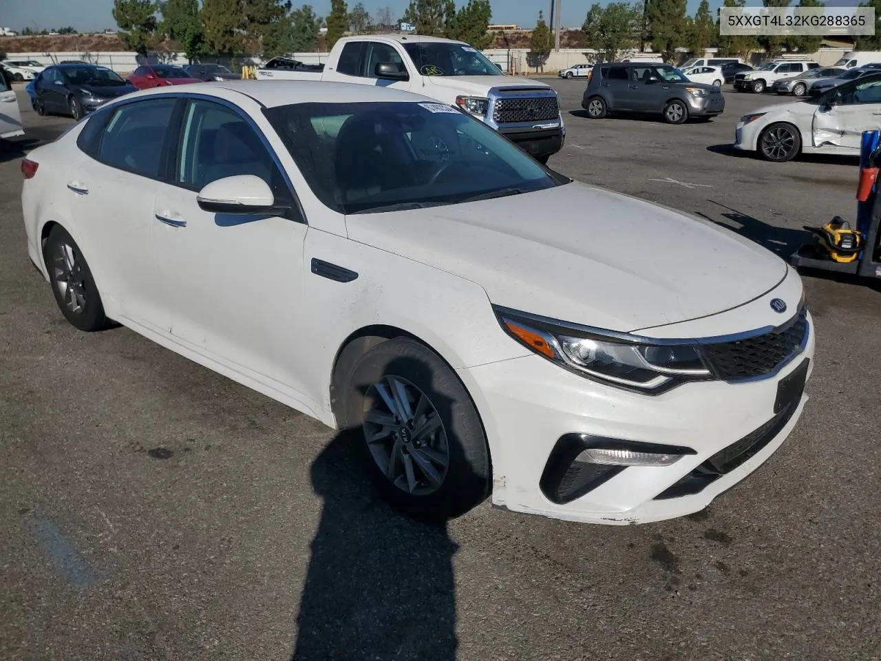 2019 Kia Optima Lx VIN: 5XXGT4L32KG288365 Lot: 67402334