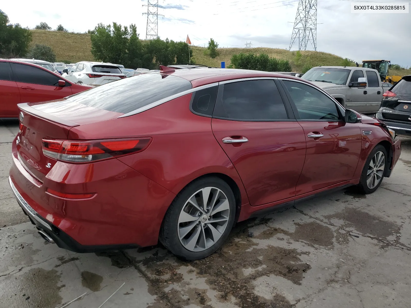 5XXGT4L33KG285815 2019 Kia Optima Lx