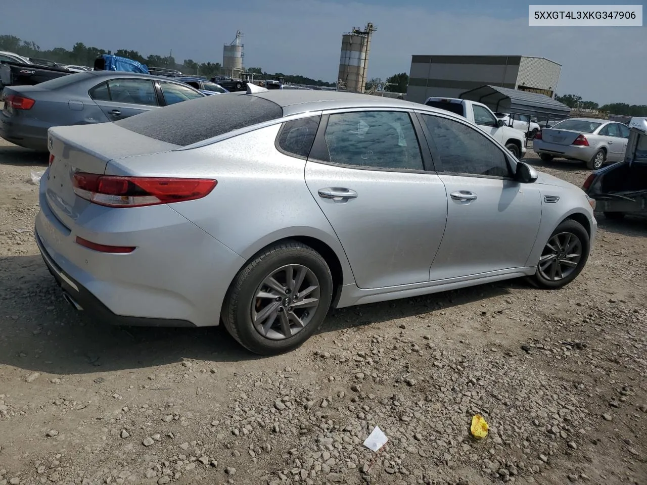 5XXGT4L3XKG347906 2019 Kia Optima Lx