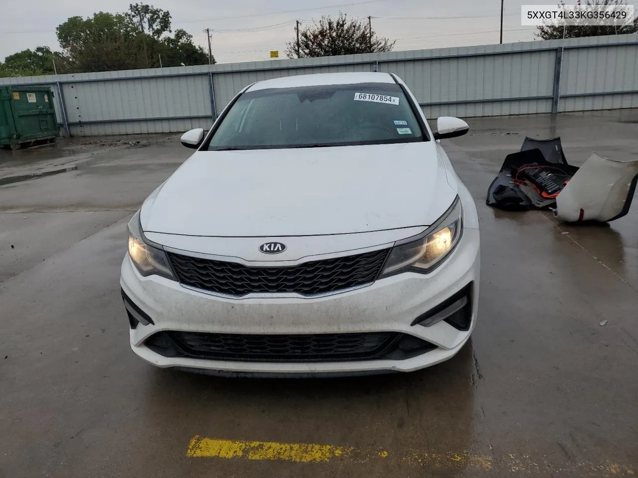 2019 Kia Optima Lx VIN: 5XXGT4L33KG356429 Lot: 68107854