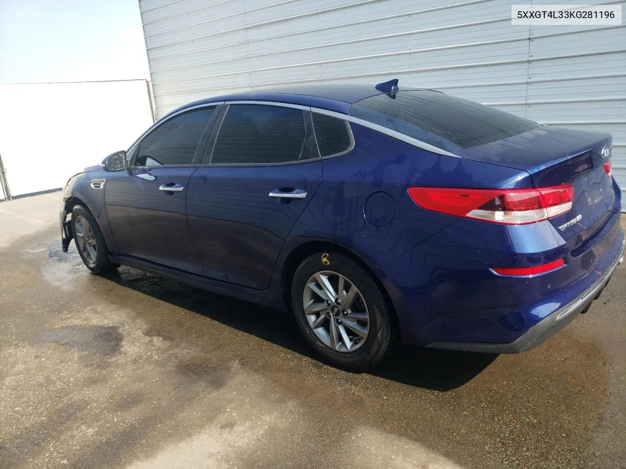 5XXGT4L33KG281196 2019 Kia Optima Lx