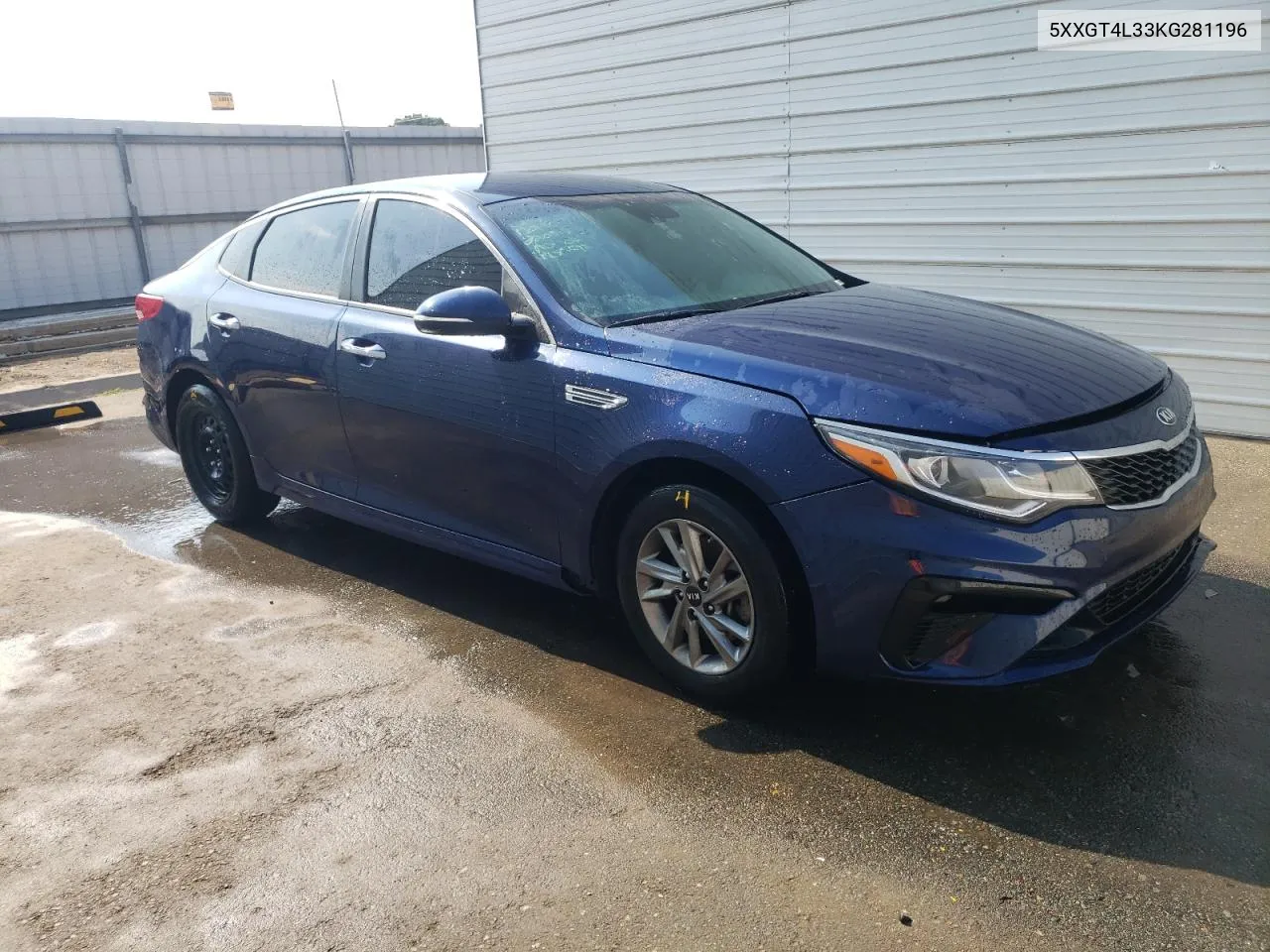 5XXGT4L33KG281196 2019 Kia Optima Lx