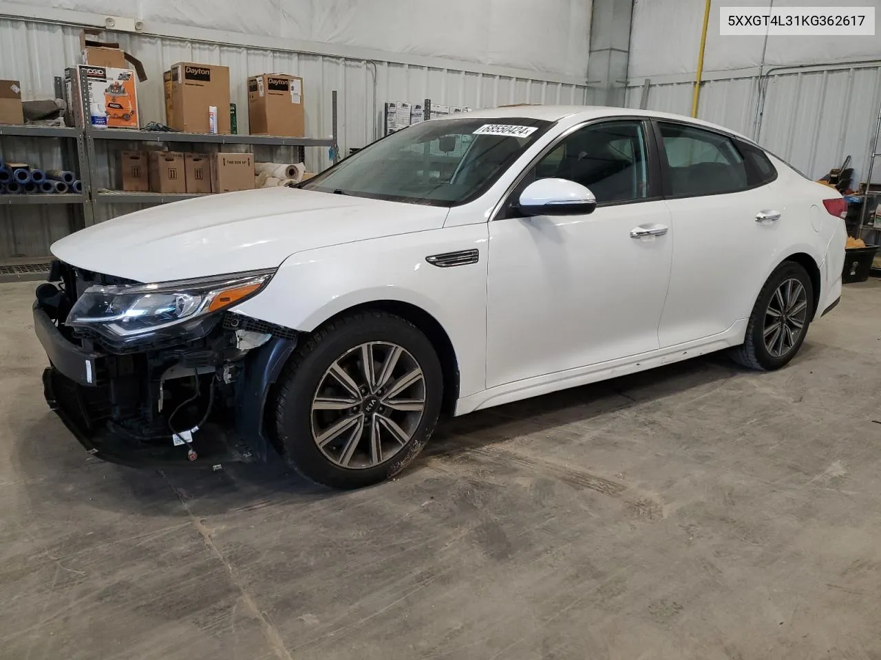 5XXGT4L31KG362617 2019 Kia Optima Lx